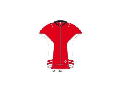 Specialized dres Baci Women červená/bílá