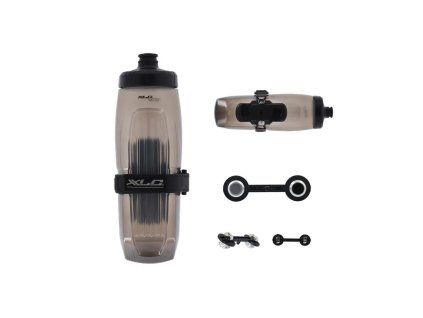 MRS TheBottle láhev na pití sada 650ml,transpar.,včetne adaptéru Fidlock, XLC
