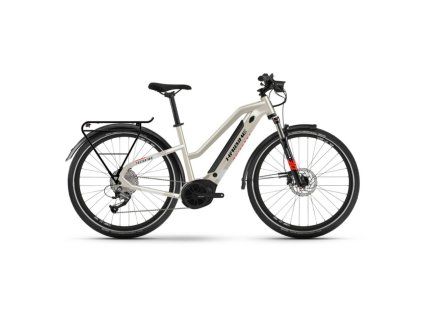 Haibike Trekking 4 i500Wh Trapez 9-r. Altus desert/bílá