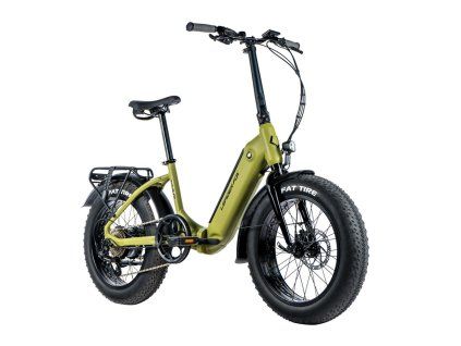 Leader Fox Cody 20 Fatbike Green, Bafang 80Nm, 576Wh