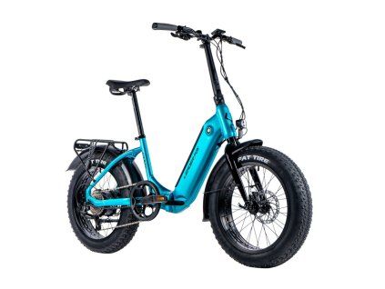 Leader Fox Cody 20 Fatbike Blue, Bafang 80Nm, 576Wh