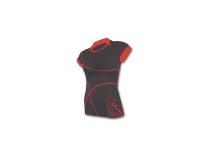 Cyklistický dres Sensor Meadow kr.rukáv černý
