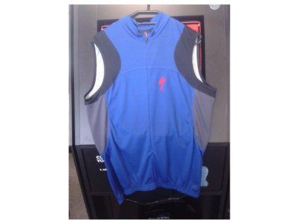 Cyklistický dres Specialized Performance Carbon červená, modrá
