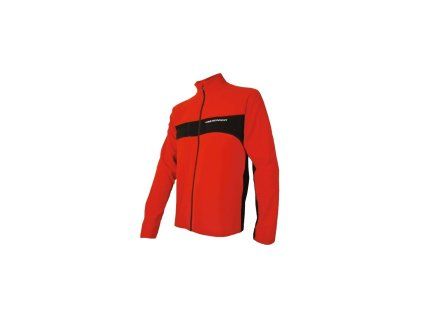 Sensor Microfleece mikina pánská červená