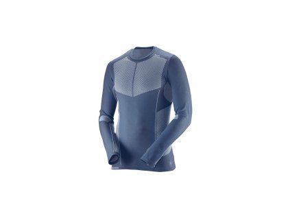 Salomon Primo Warm LS CN Tee M Dress Blue 2018