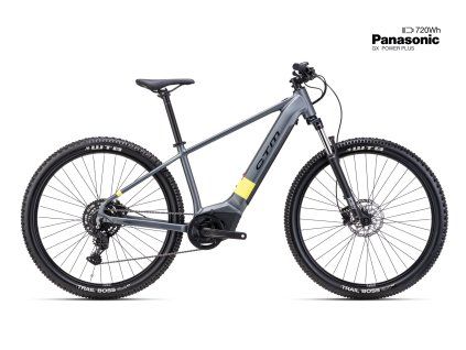 CTM PULZE GX - matná sivá / limetková